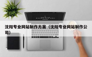 神木沈阳专业网站制作方案（沈阳专业网站制作公司）